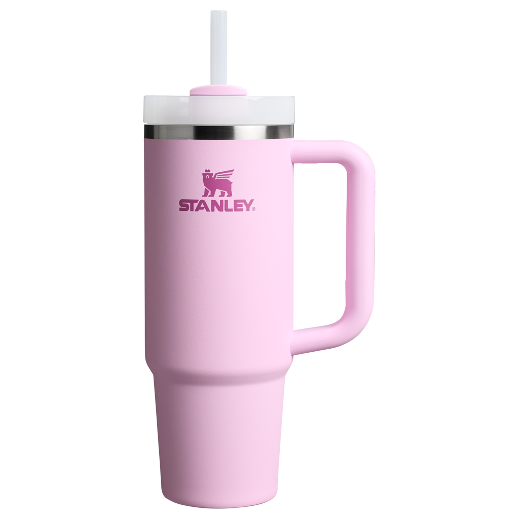 Insulated Travel The Quencher H2.0 Flowstate Tumbler | Stanley Create D331C - Double-Wall Vacuum Insulated Travel Tumbler with Straw Detail