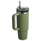 Insulated Travel The Quencher H2.0 Flowstate Tumbler | Stanley Create D331C - Double-Wall Vacuum Insulated Travel Tumbler with Straw Detail