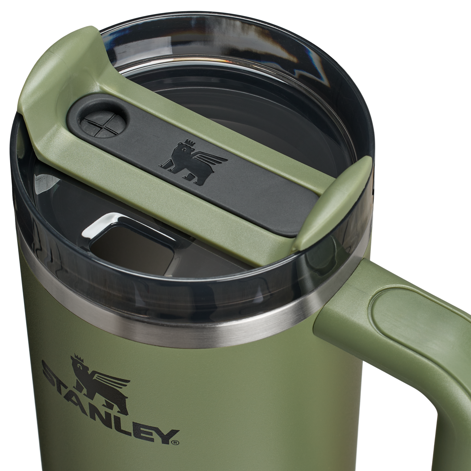 Large Capacity The Quencher H2.0 Flowstate Tumbler D030T - Double-Wall Vacuum Insulated Travel Tumbler with Straw Detail