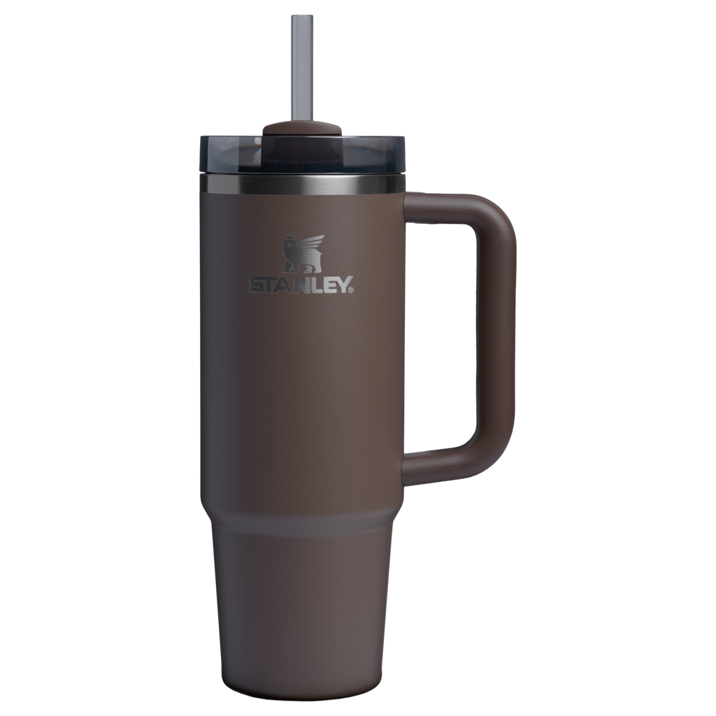 Insulated Travel The Quencher H2.0 Flowstate Tumbler | Stanley Create D331C - Double-Wall Vacuum Insulated Travel Tumbler with Straw Detail
