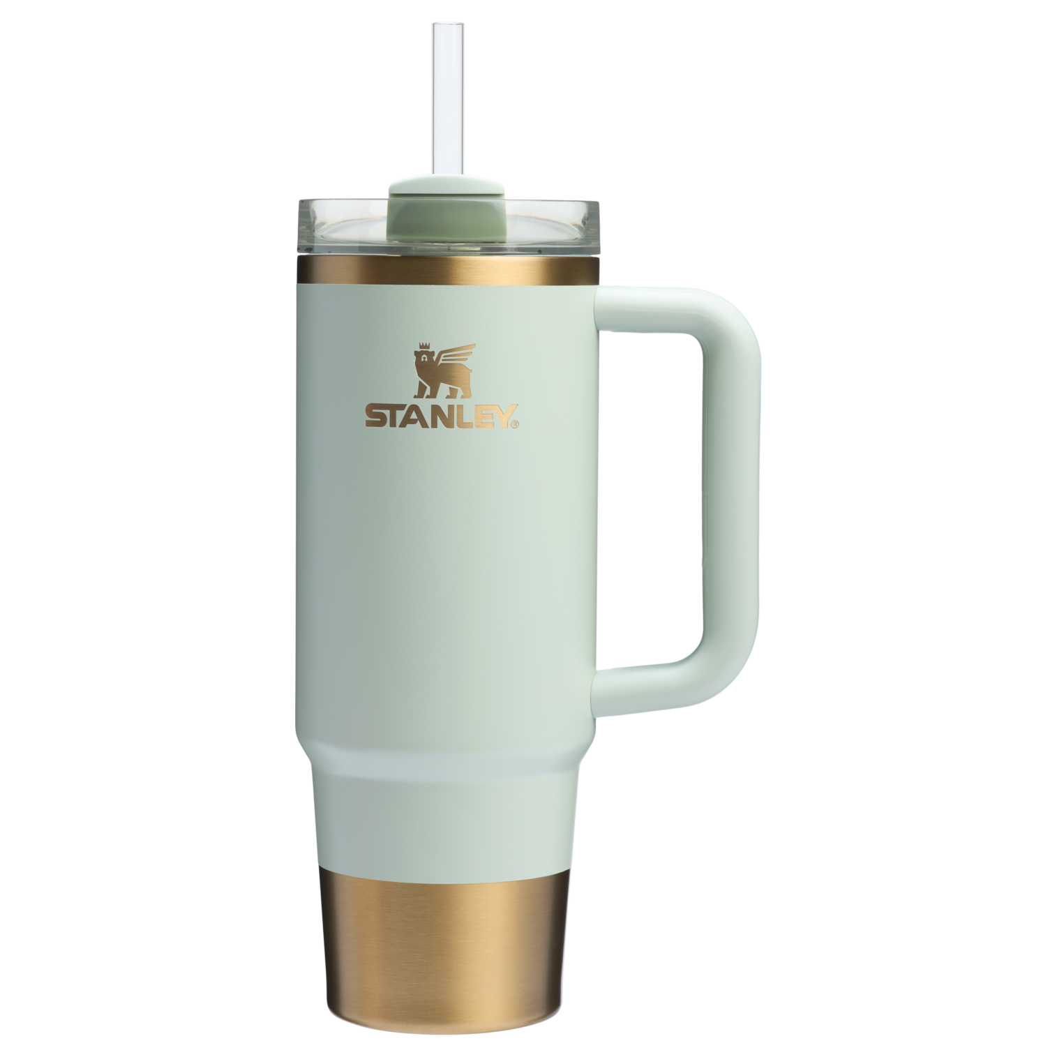 Insulated Travel The Quencher H2.0 Flowstate Tumbler | Stanley Create D331C - Double-Wall Vacuum Insulated Travel Tumbler with Straw Detail