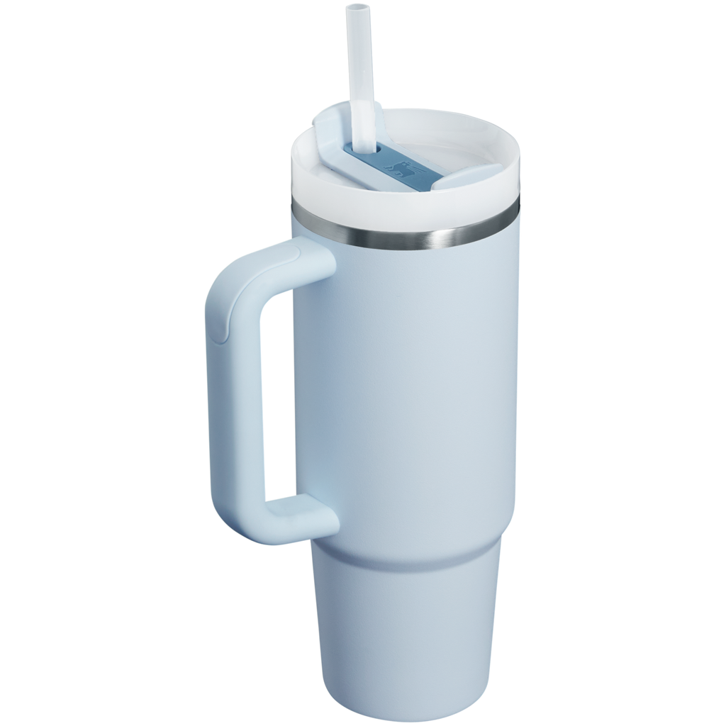 Insulated Travel The Quencher H2.0 Flowstate Tumbler | Stanley Create D331C - Double-Wall Vacuum Insulated Travel Tumbler with Straw Detail