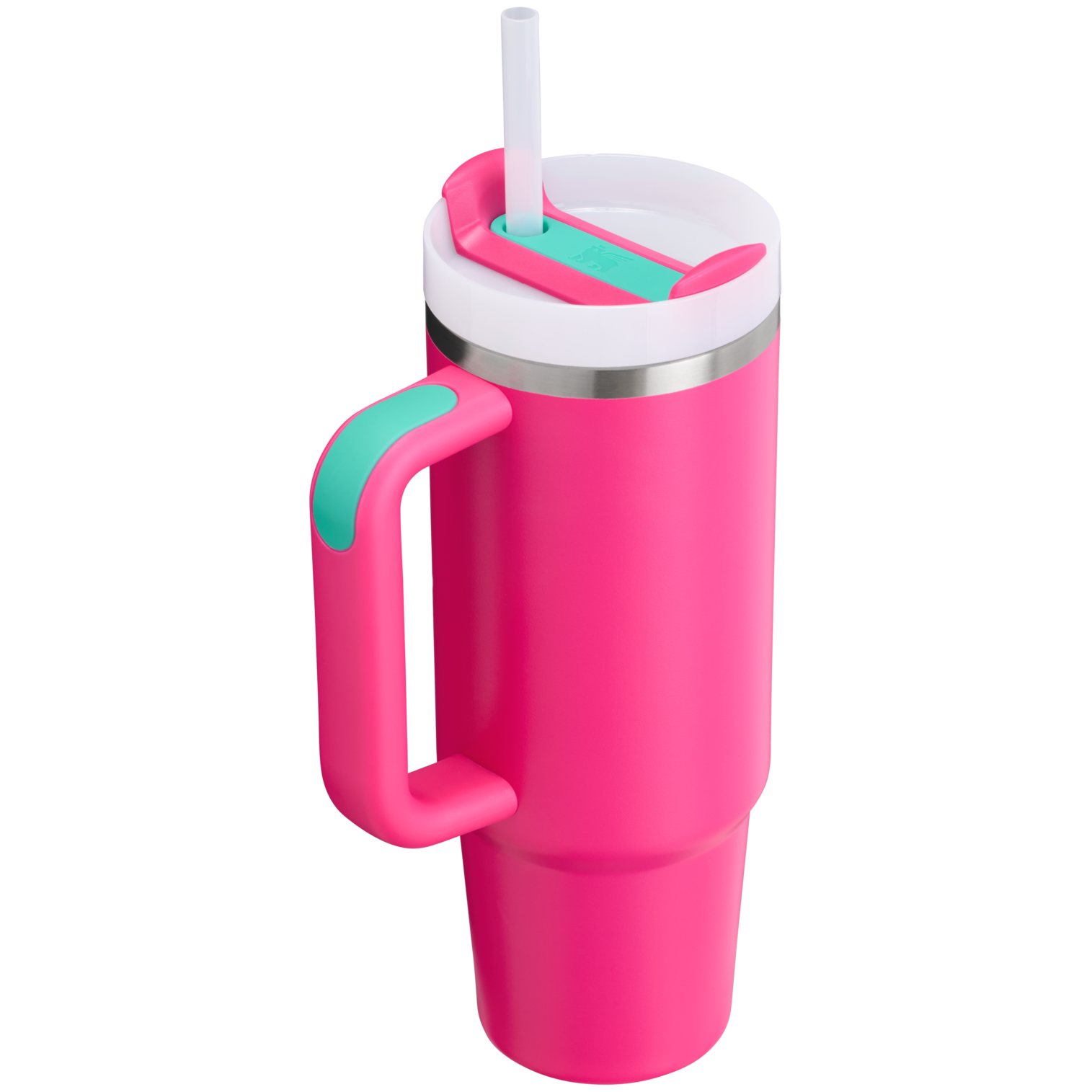 Insulated Travel The Quencher H2.0 Flowstate Tumbler | Stanley Create D331C - Double-Wall Vacuum Insulated Travel Tumbler with Straw Detail