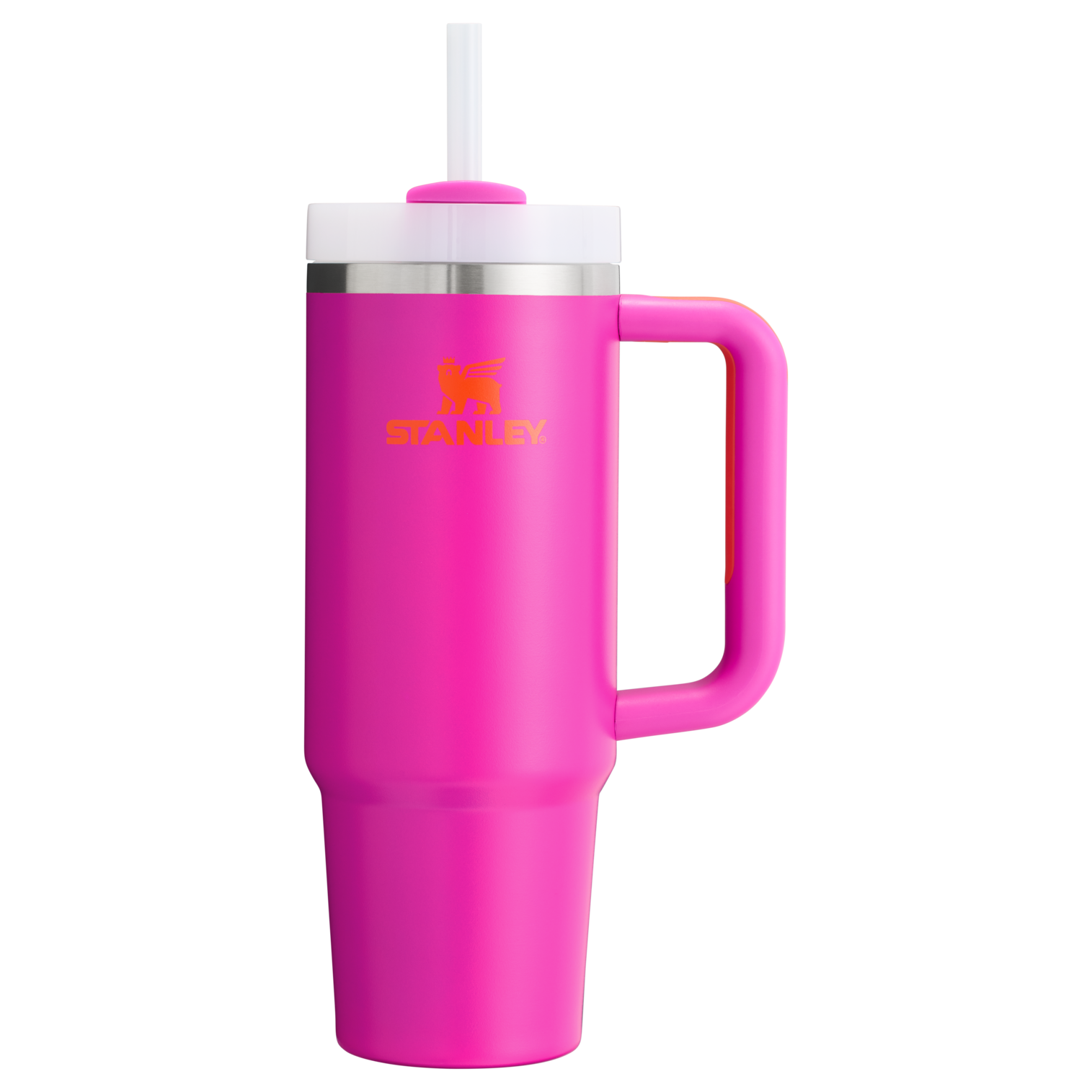 Insulated Travel The Quencher H2.0 Flowstate Tumbler | Stanley Create D331C - Double-Wall Vacuum Insulated Travel Tumbler with Straw Detail