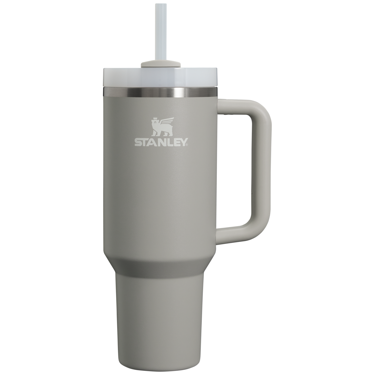 Splash-Resistant FlowState The Quencher H2.0 Flowstate Tumbler D050X - 40oz Large Capacity Car-Cup Friendly Quencher - Ash