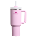 Splash-Resistant FlowState The Quencher H2.0 Flowstate Tumbler D050X - 40oz Large Capacity Car-Cup Friendly Quencher - Cherry Blossom