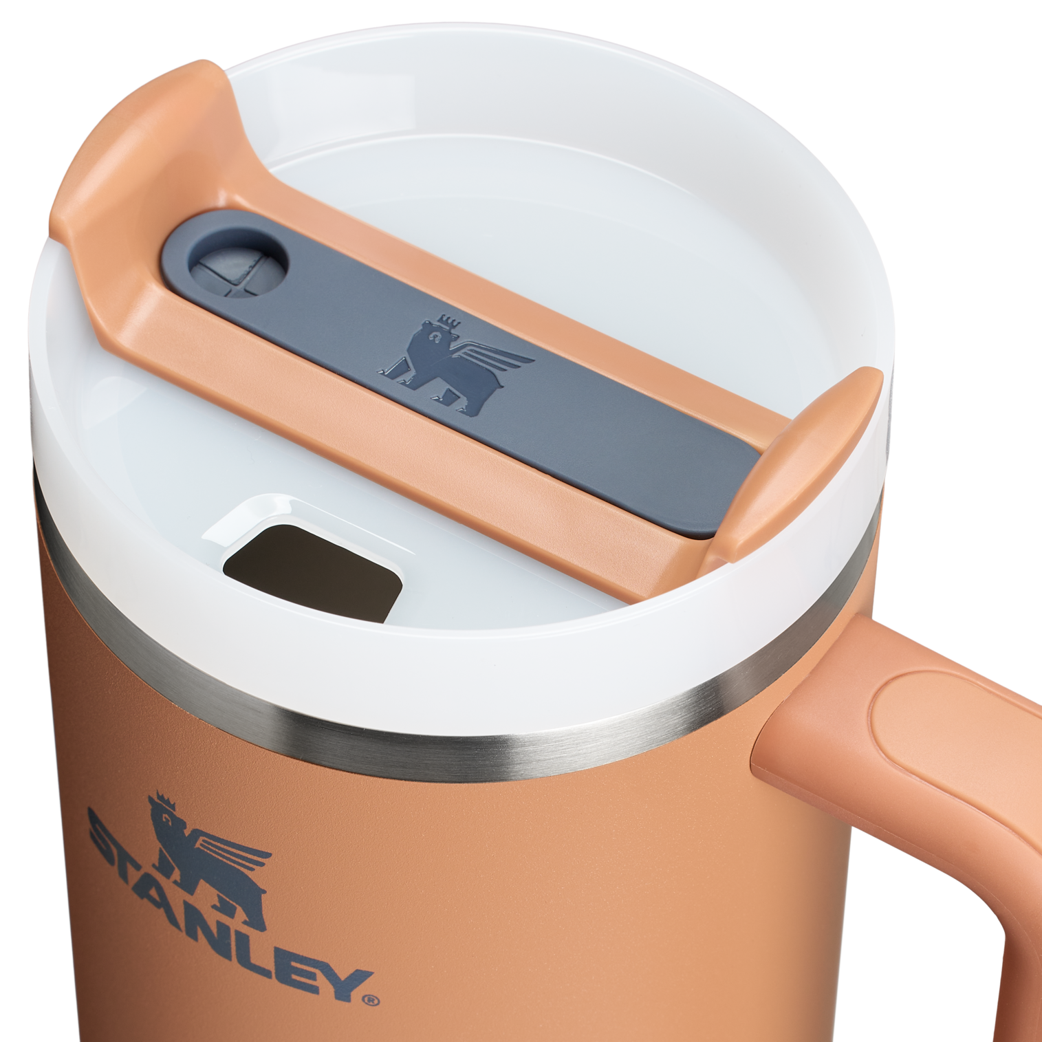 Car-Cup Friendly The Quencher H2.0 Flowstate Tumbler  | Stanley Create D332L - FlowState 3-Position Lid Insulated Travel Mug Detail