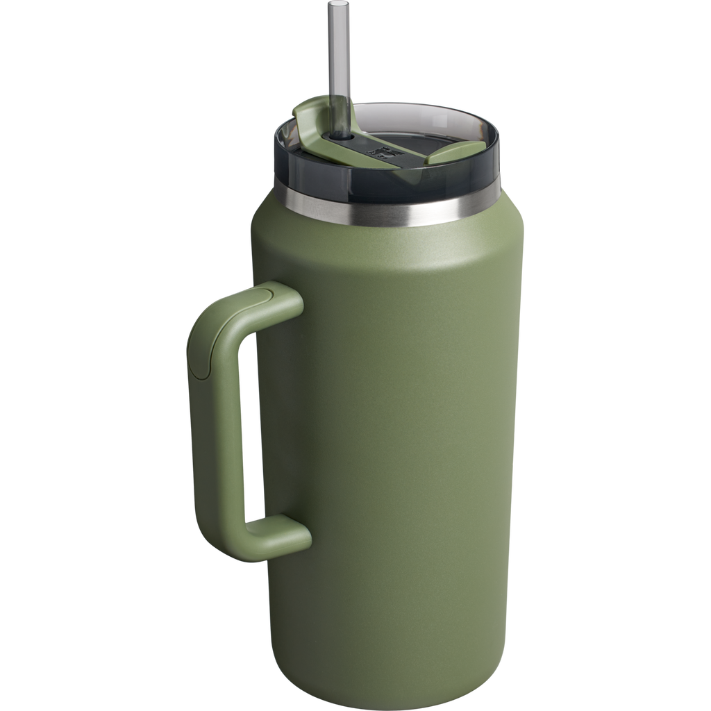 Large Capacity The Quencher H2.0 Flowstate Tumbler D033Q - Double-Wall Vacuum Insulated Travel Tumbler with Straw Detail