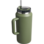 Large Capacity The Quencher H2.0 Flowstate Tumbler D033Q - Double-Wall Vacuum Insulated Travel Tumbler with Straw Detail