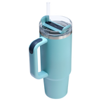 Insulated Travel The Quencher H2.0 Flowstate Tumbler | Stanley Create D331C - Double-Wall Vacuum Insulated Travel Tumbler with Straw Detail