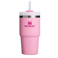 Car-Cup Friendly The Quencher H2.0 Flowstate Tumbler | Stanley Create D330L - Premium Stainless Steel Straw Cup for All-Day Hydration - Rose Quartz 2.0