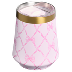 Shatterproof Luxury Stanley 1913 x LoveShackFancy Holiday Reserve Wine Tumbler D367F - Elegant Stemless Vacuum Insulated Wine Tumbler Detail