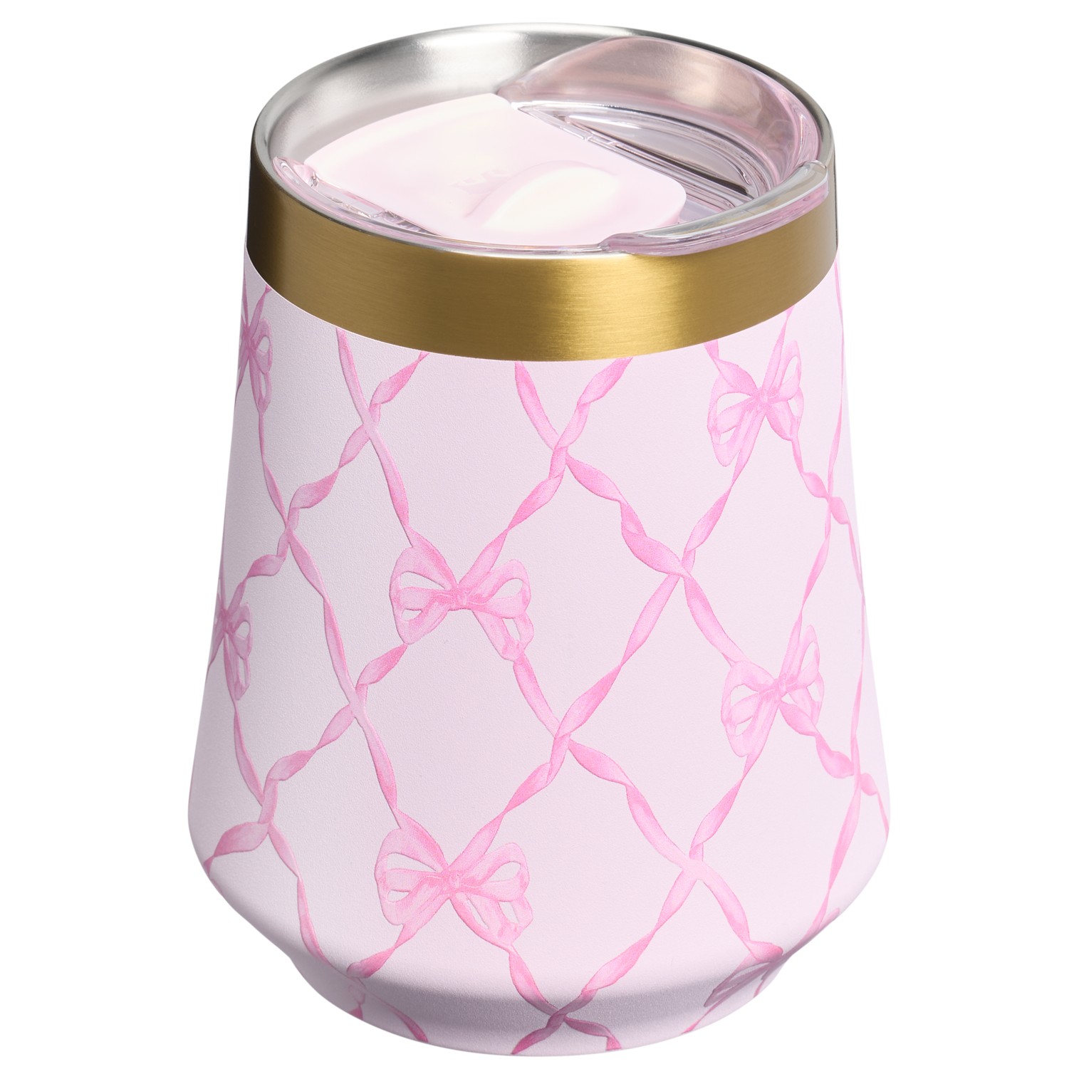 Shatterproof Luxury Stanley 1913 x LoveShackFancy Holiday Reserve Wine Tumbler D367F - Elegant Stemless Vacuum Insulated Wine Tumbler Detail