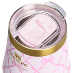 Shatterproof Luxury Stanley 1913 x LoveShackFancy Holiday Reserve Wine Tumbler D367F - Elegant Stemless Vacuum Insulated Wine Tumbler Detail