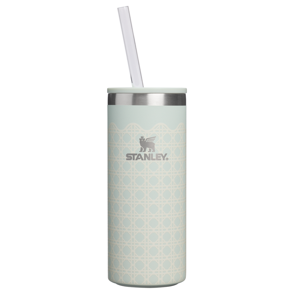 Heavy-Duty Tote The Everyday Slim Can Cooler Cup D350R - Julienne Series Portable Picnic Chiller Tote - Mist Rattan