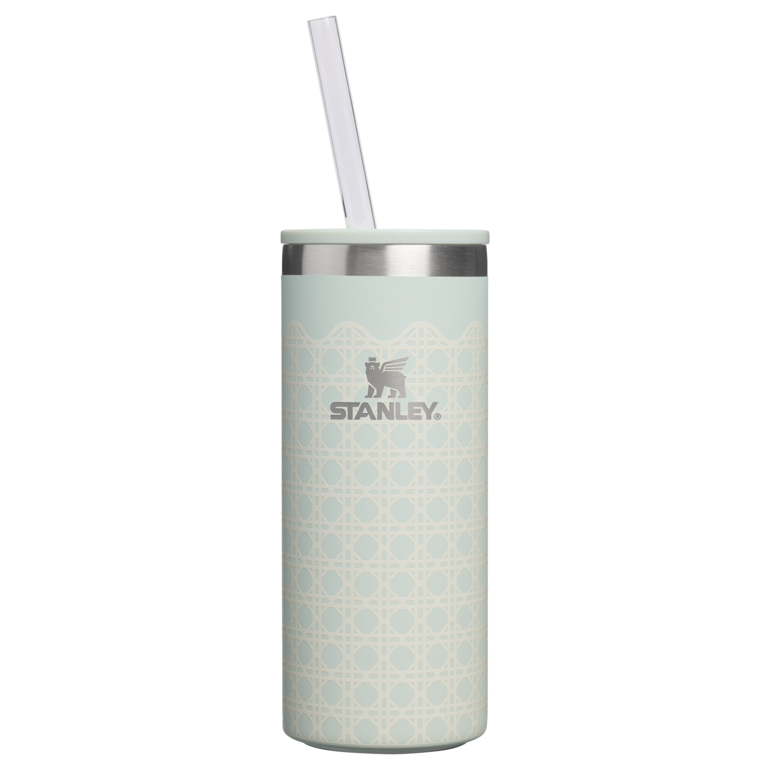 Heavy-Duty Tote The Everyday Slim Can Cooler Cup D350R - Julienne Series Portable Picnic Chiller Tote - Mist Rattan