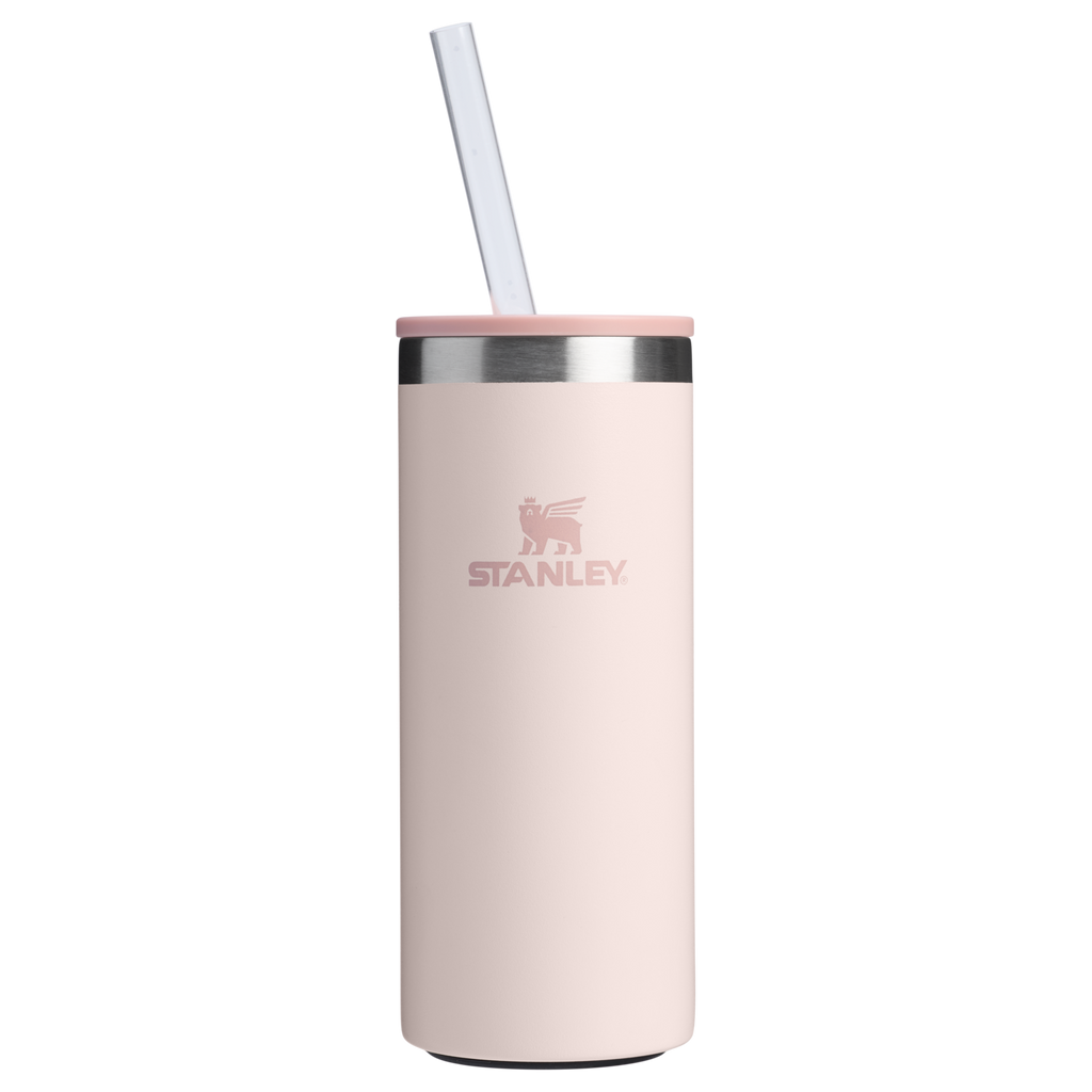 Ice-Retention The Everyday Slim Can Cooler Cup | Stanley Create D300G - Heavy-Duty Ice-Retention Food & Beverage Carrier - Rose Quartz