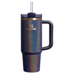 Splash-Resistant FlowState The Dream Weaver Quencher H2.0 Flowstate Tumbler D283T - Double-Wall Vacuum Insulated Travel Tumbler with Straw - Star Shine
