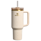 Double-Wall Vacuum The Cheers & Cheer Quencher H2.0 Flowstate Tumbler D188Q - Premium Stainless Steel Straw Cup for All-Day Hydration - Birch Woodgrain