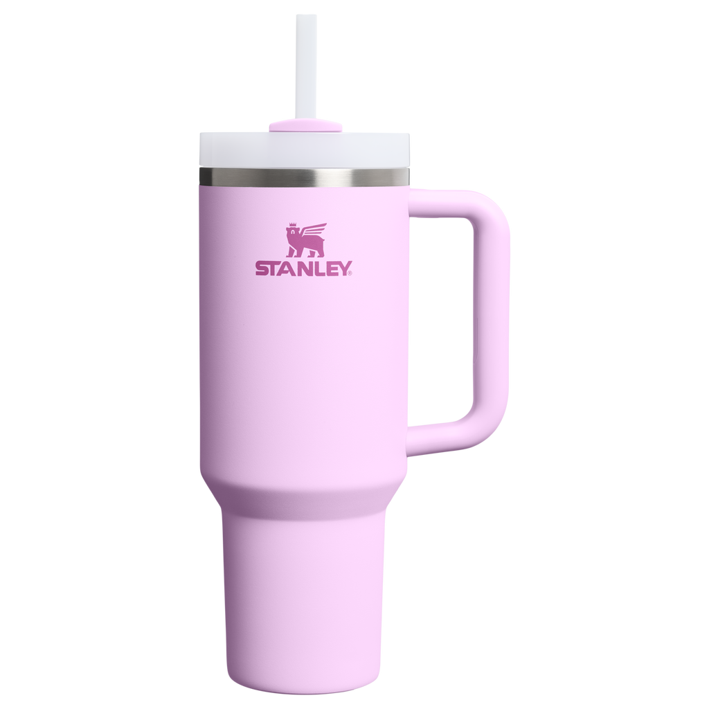 Splash-Resistant FlowState The Quencher H2.0 Flowstate Tumbler D050X - 40oz Large Capacity Car-Cup Friendly Quencher - Soft Orchid