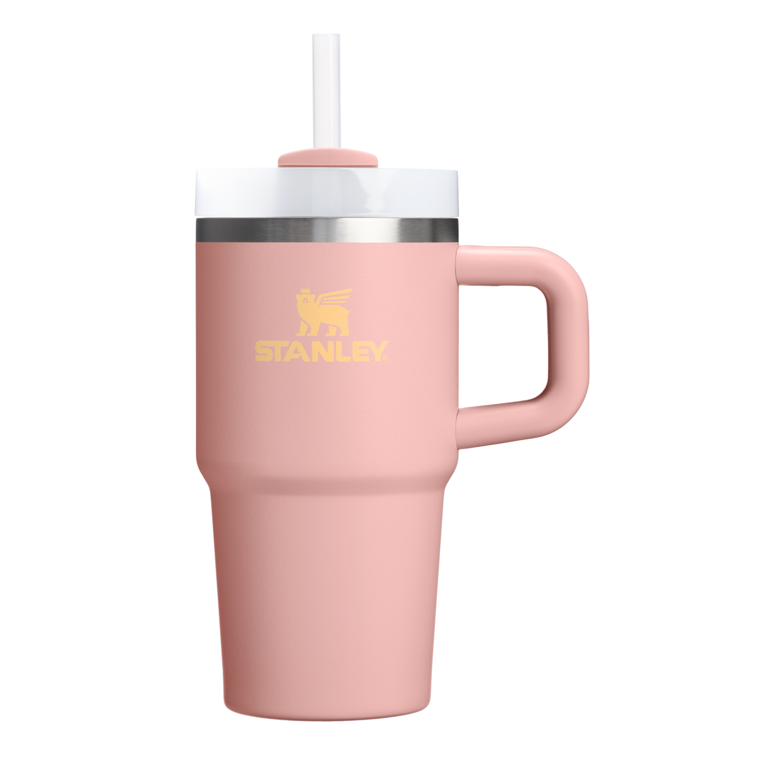 Large Capacity The Quencher H2.O Flowstate Tumbler | Stanley Create D274S - FlowState 3-Position Lid Insulated Travel Mug - Peach Rose