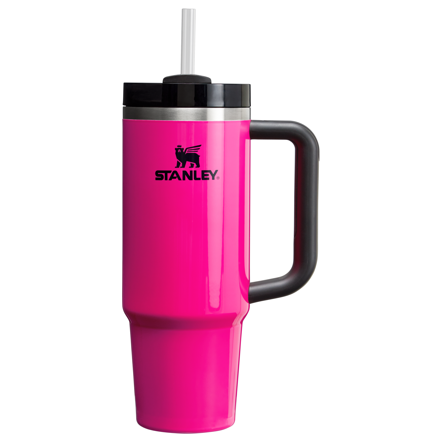 Insulated Travel The Quencher H2.0 Flowstate Tumbler | Stanley Create D331C - Double-Wall Vacuum Insulated Travel Tumbler with Straw Detail
