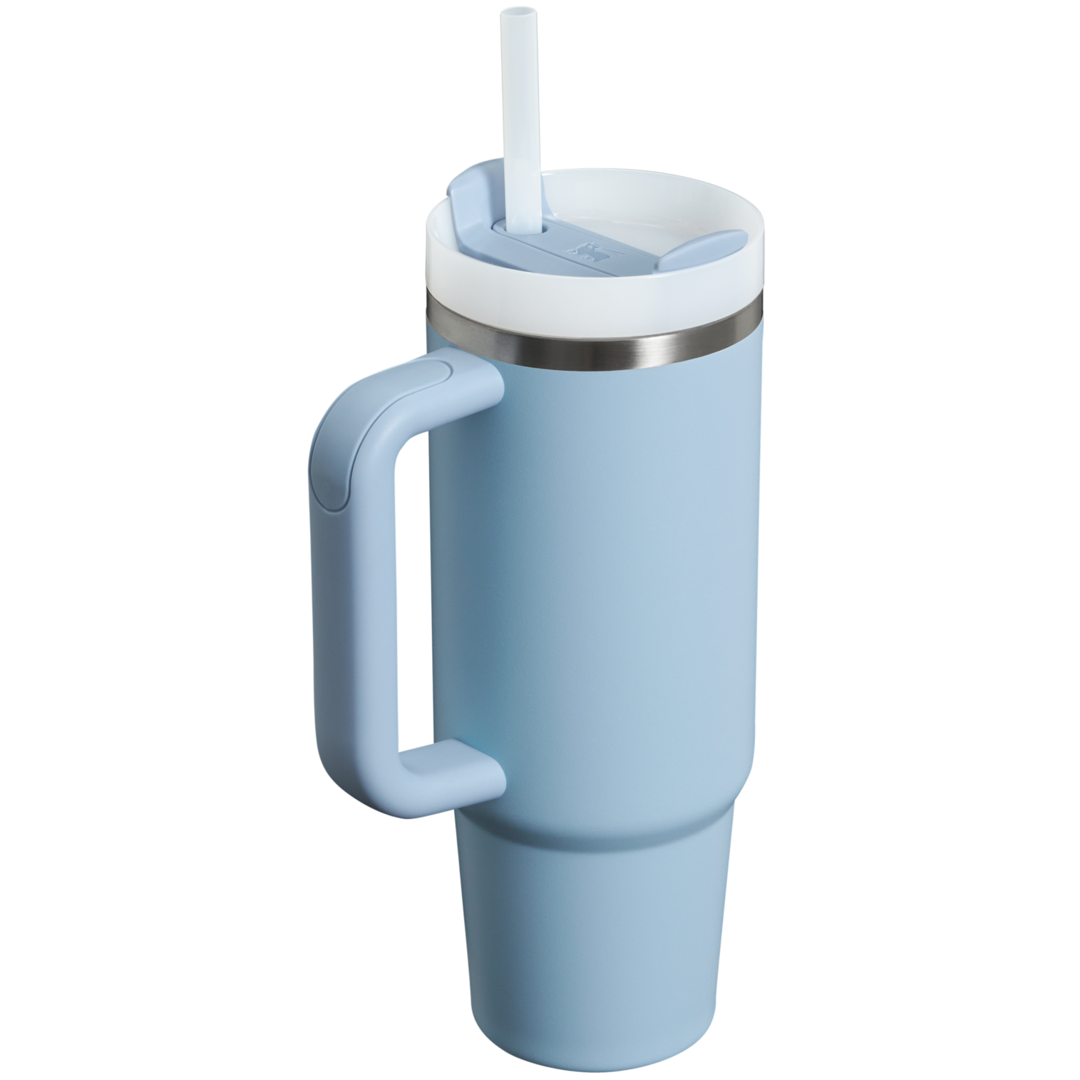 Insulated Travel The Quencher H2.0 Flowstate Tumbler | Stanley Create D331C - Double-Wall Vacuum Insulated Travel Tumbler with Straw Detail