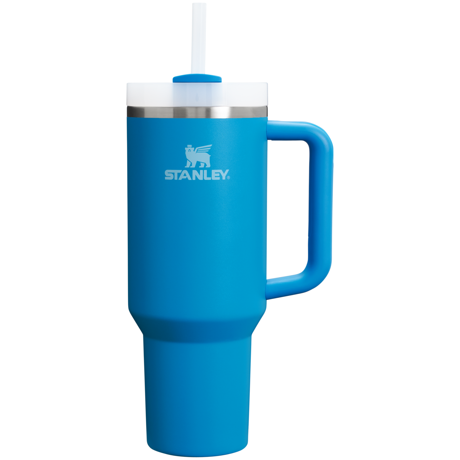 Splash-Resistant FlowState The Quencher H2.0 Flowstate Tumbler D050X - 40oz Large Capacity Car-Cup Friendly Quencher - Azure