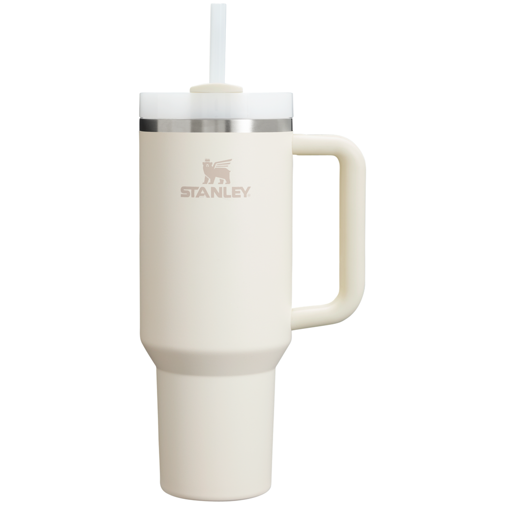 Car-Cup Friendly The Quencher H2.0 Flowstate Tumbler  | Stanley Create D332L - FlowState 3-Position Lid Insulated Travel Mug - Cream 2.0