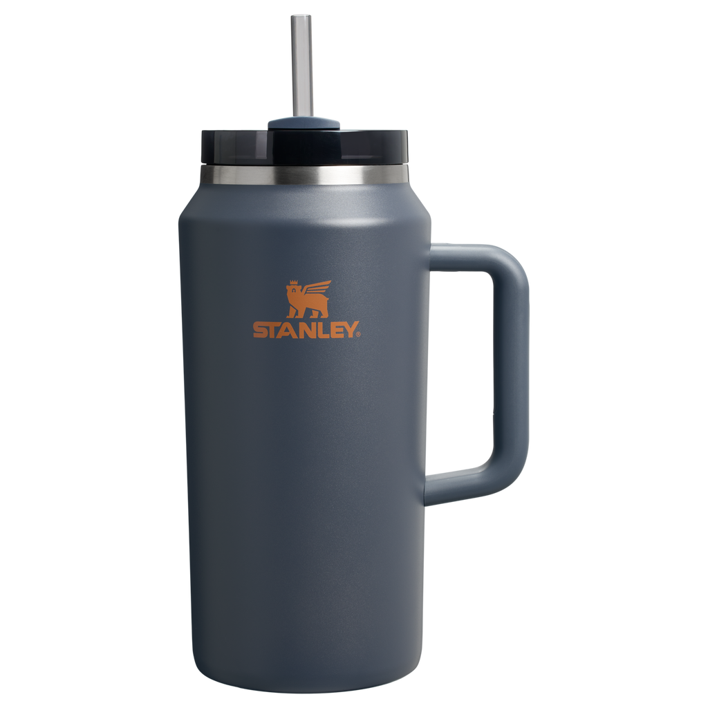 Large Capacity The Quencher H2.0 Flowstate Tumbler D033Q - Double-Wall Vacuum Insulated Travel Tumbler with Straw - Twilight