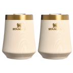 Elegant Stemless The Cheers & Cheer Reserve Wine Tumbler | 2-pack D190T - Elegant Stemless Vacuum Insulated Wine Tumbler - Birch Woodgrain