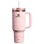 Insulated Travel The Valentine’s Day Quencher H2.0 Flowstate Tumbler D231T - Premium Stainless Steel Straw Cup for All-Day Hydration - Pink Velvet Cake
