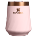 Flavor-Preserving The Valentine’s Day Textured Reserve Wine Tumbler D233K - Premium Insulated Egg-Shaped Wine Glass for Outdoors - Pink Velvet Gloss