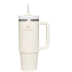 Insulated Travel The Quencher H2.0 Flowstate Tumbler | Stanley Create D331C - Double-Wall Vacuum Insulated Travel Tumbler with Straw - Cream
